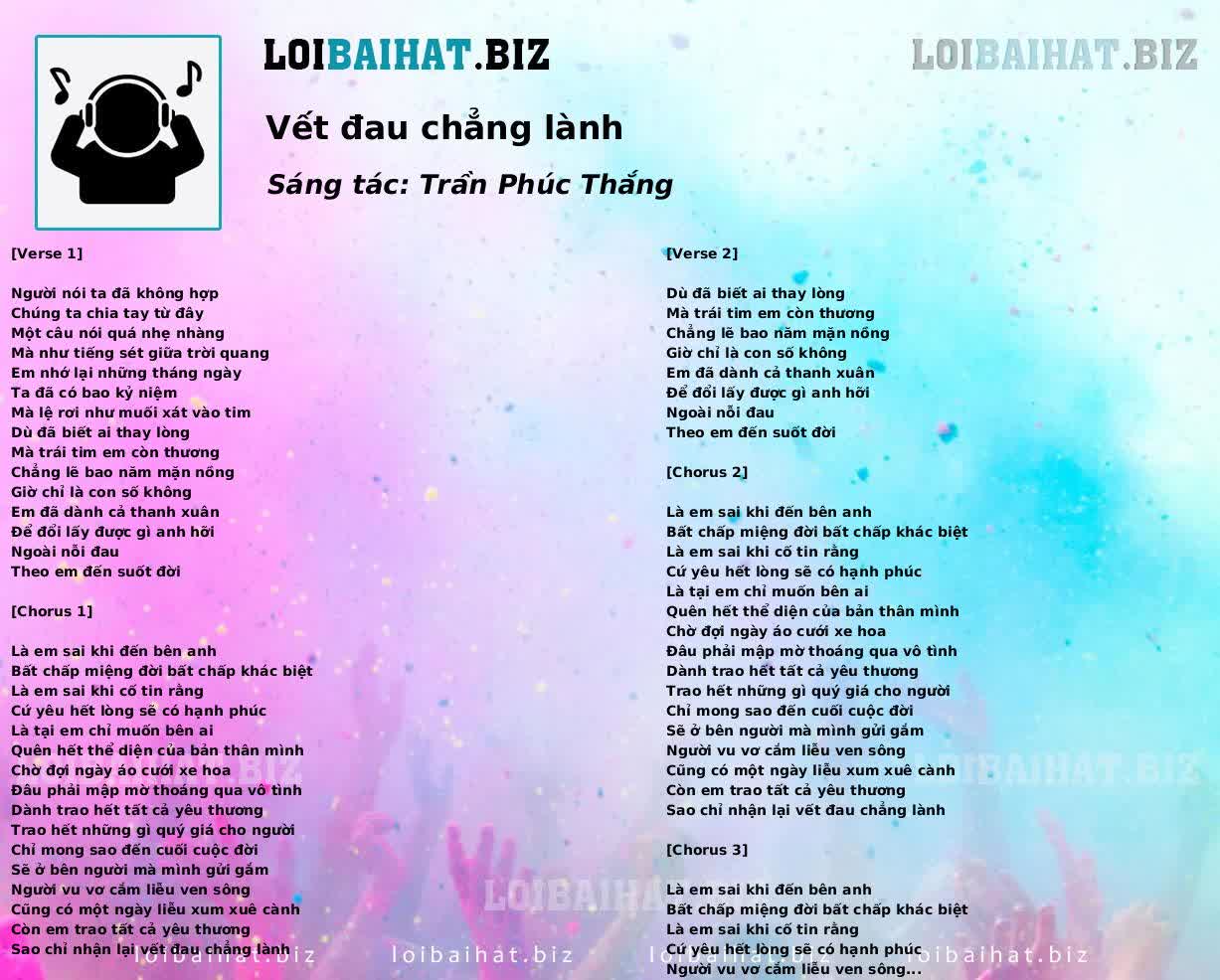 Vết đau chẳng lành