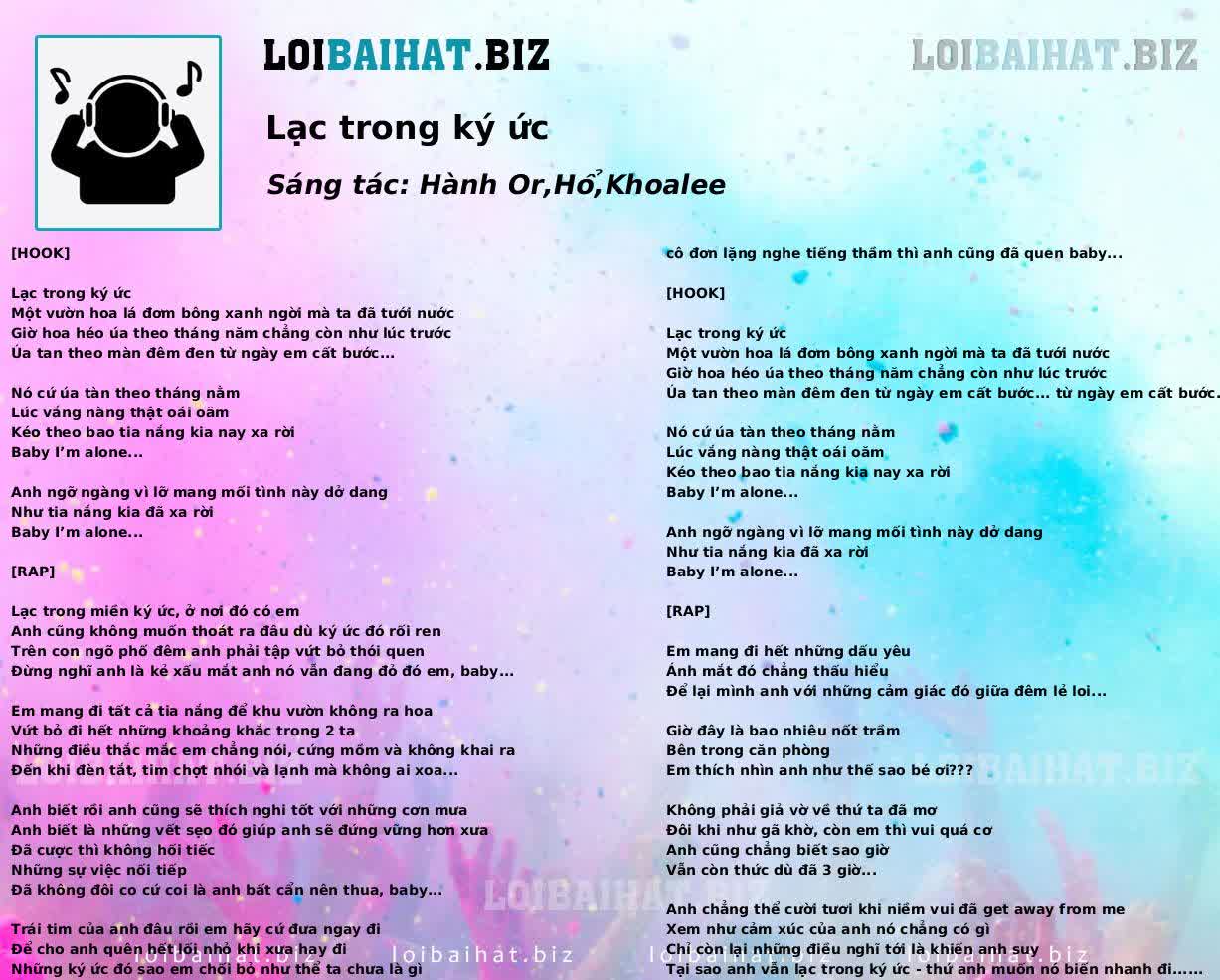 Lạc trong ký ức