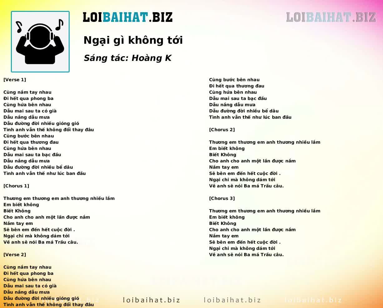 Ngại gì không tới