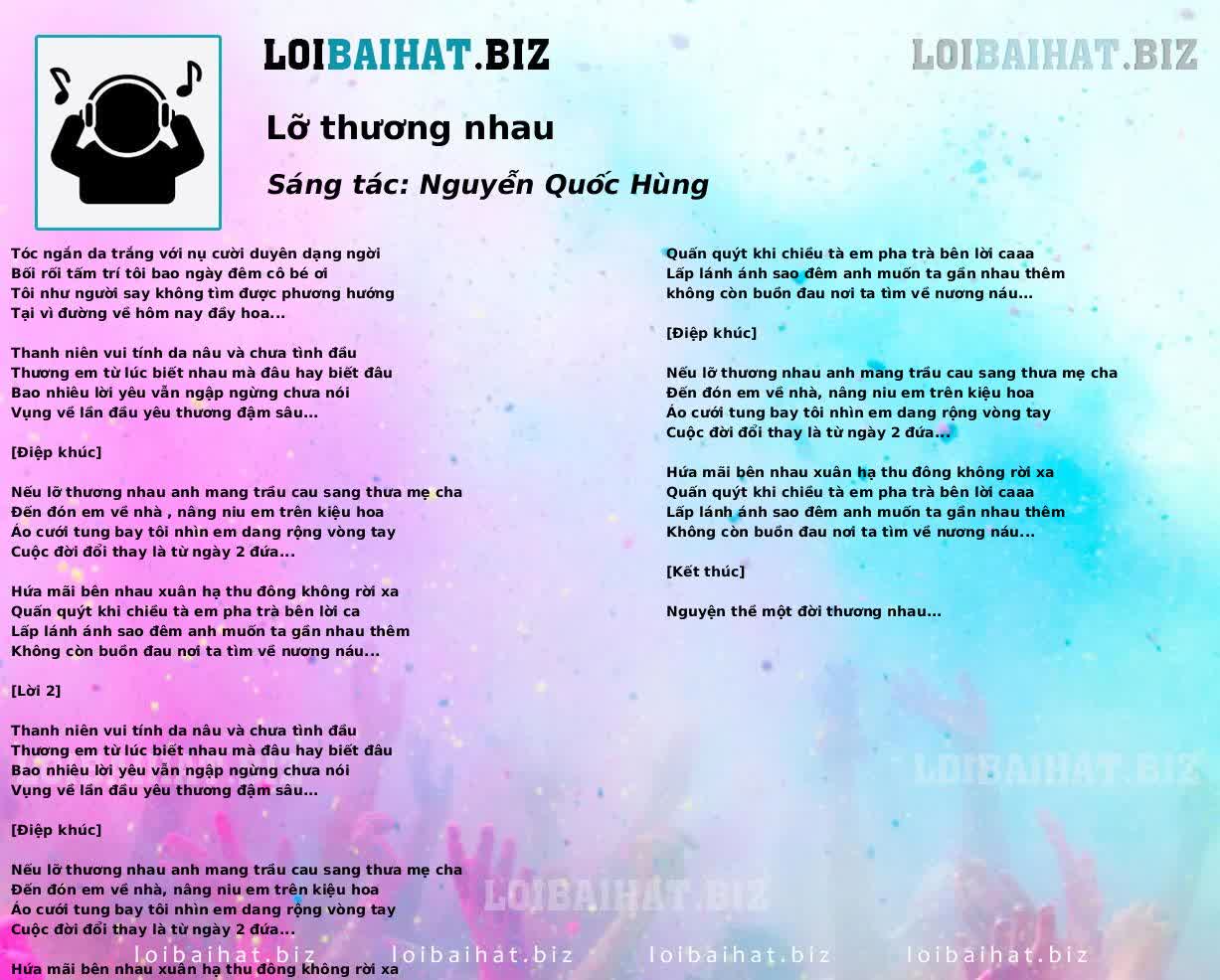 Lỡ thương nhau