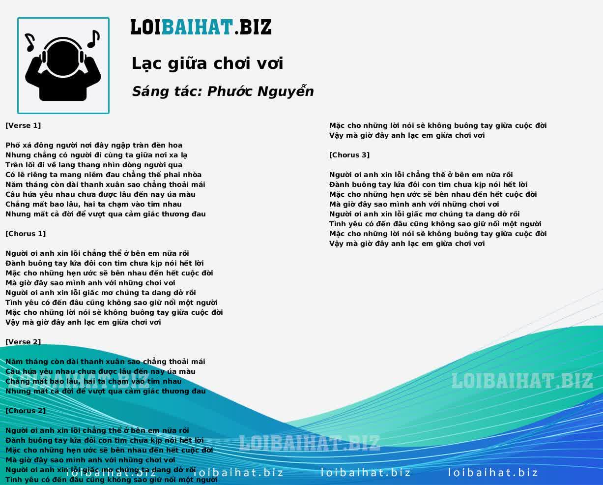 Lạc giữa chơi vơi