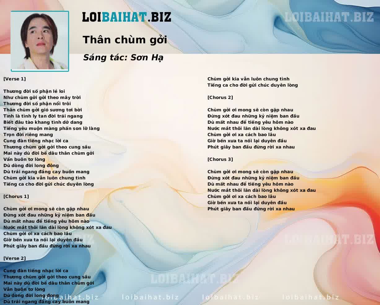 Thân chùm gởi