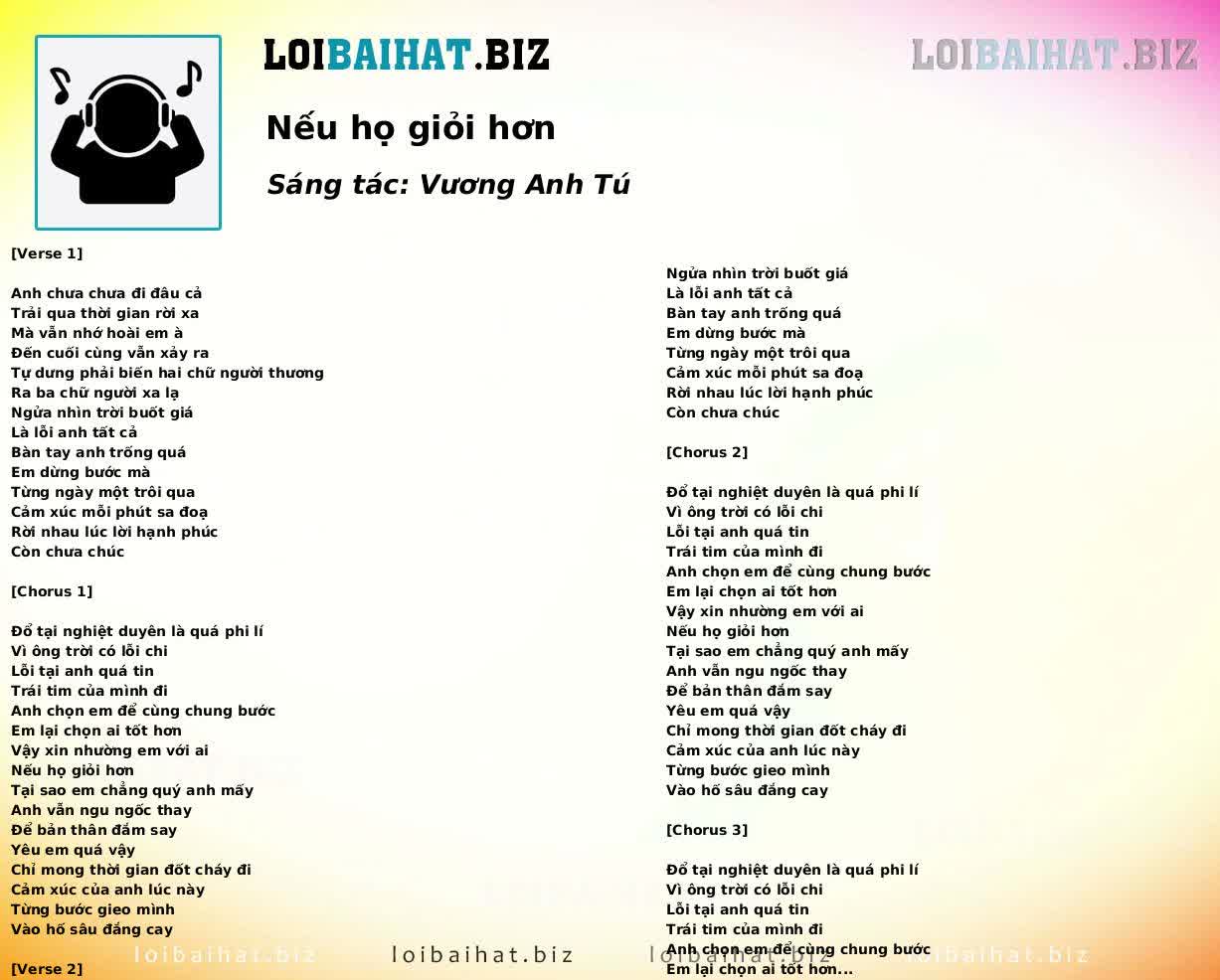 Nếu họ giỏi hơn