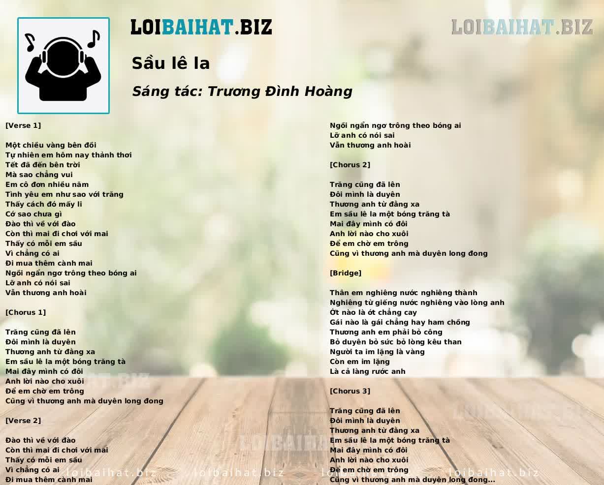 Sầu lê la
