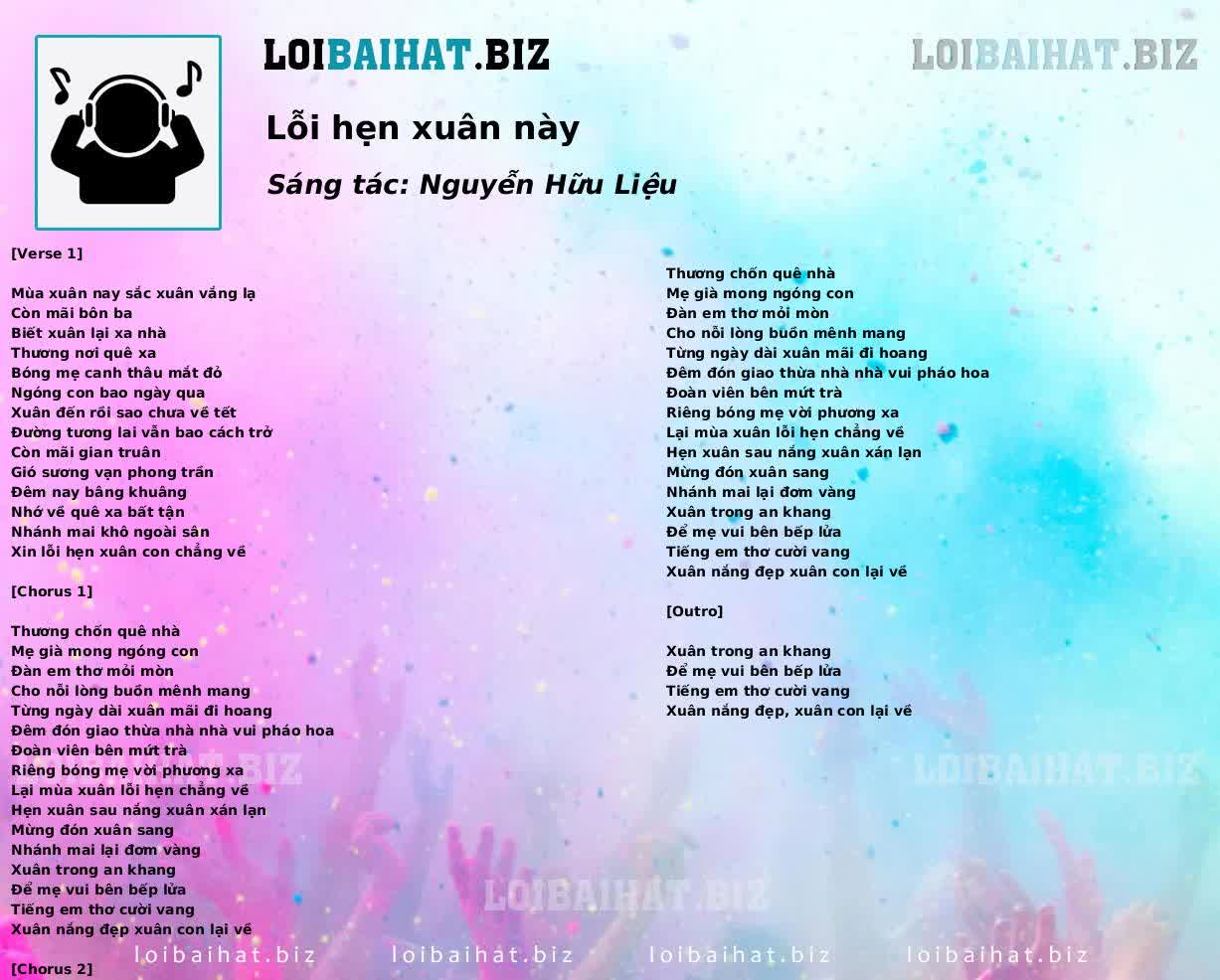 Lỗi hẹn xuân này