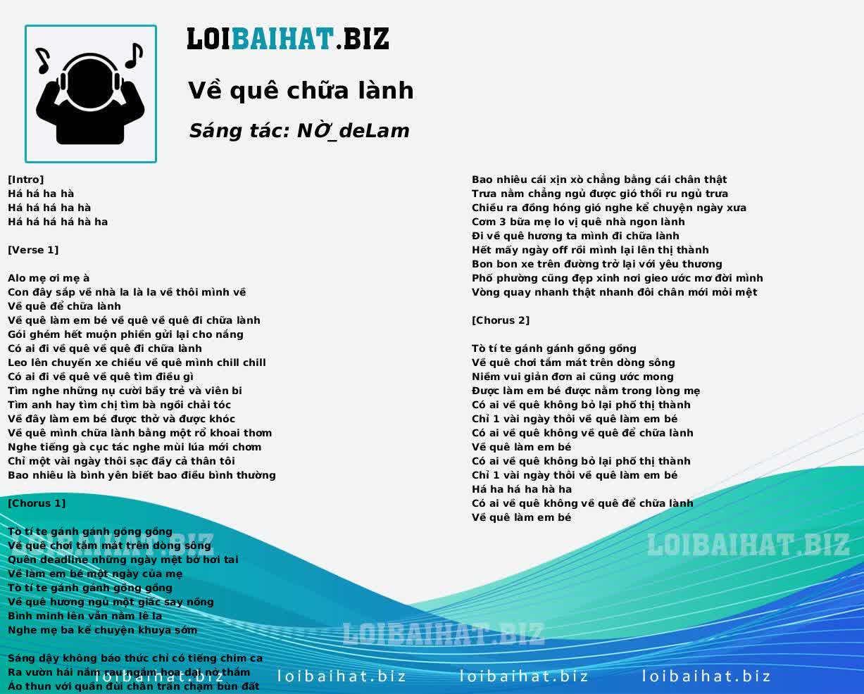 Về quê chữa lành