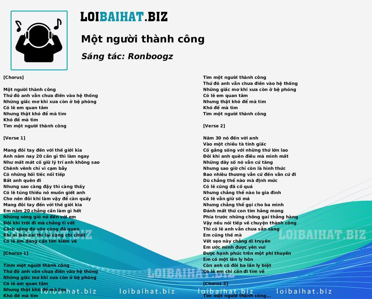 Một người thành công