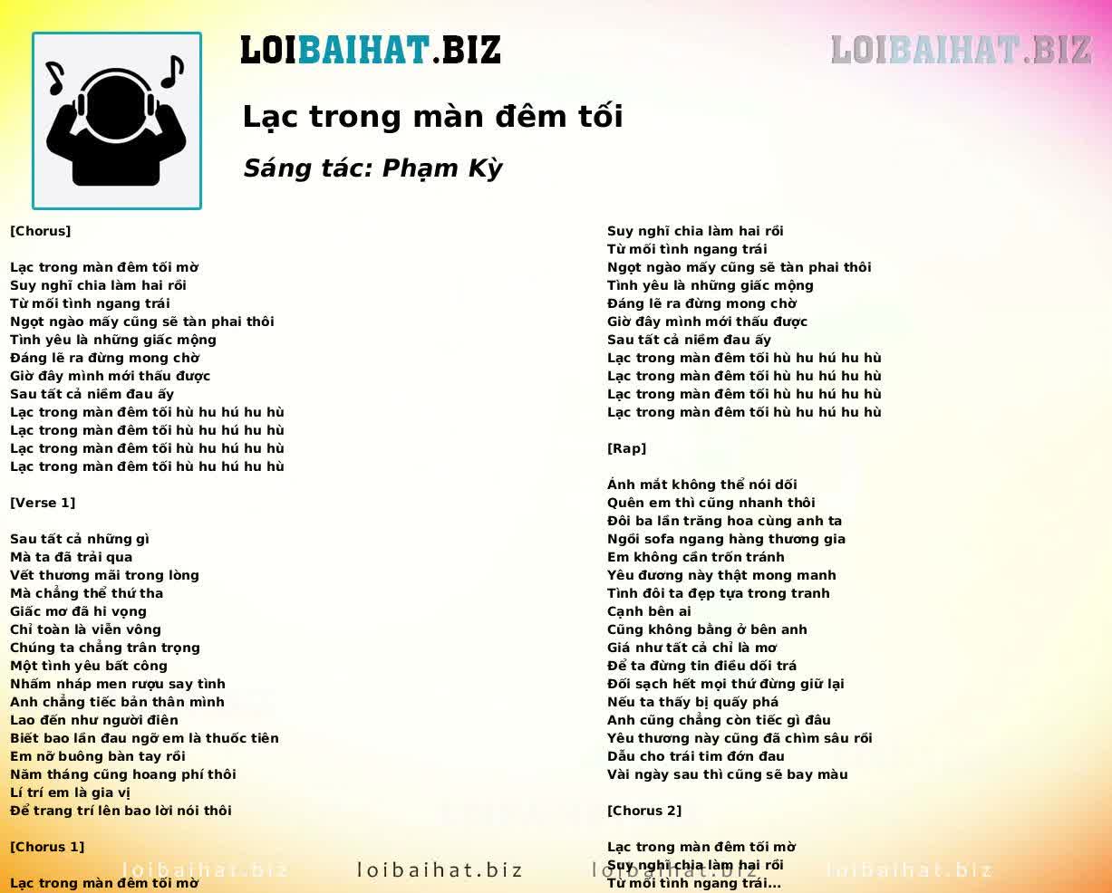 Lạc trong màn đêm tối