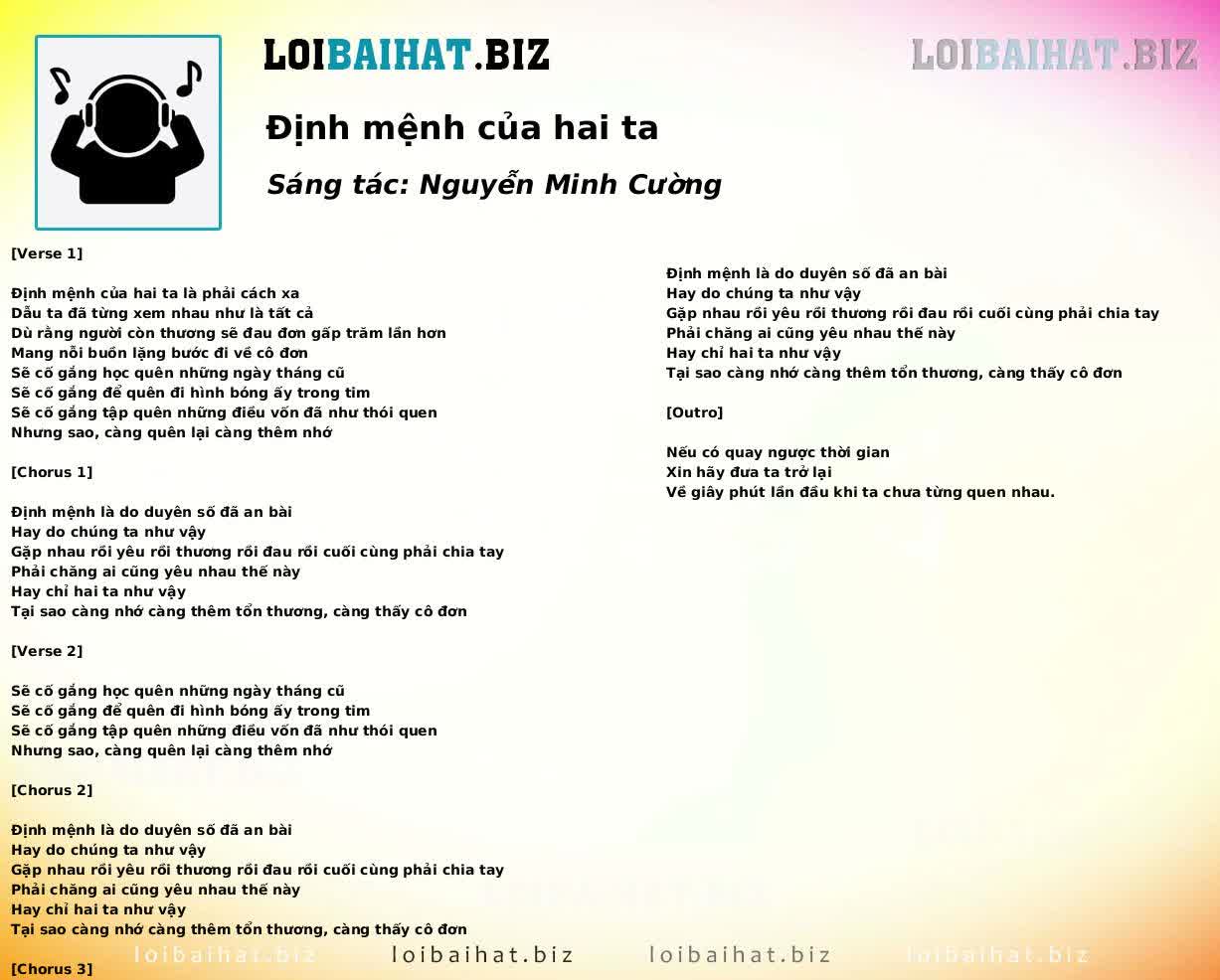 Định mệnh của hai ta