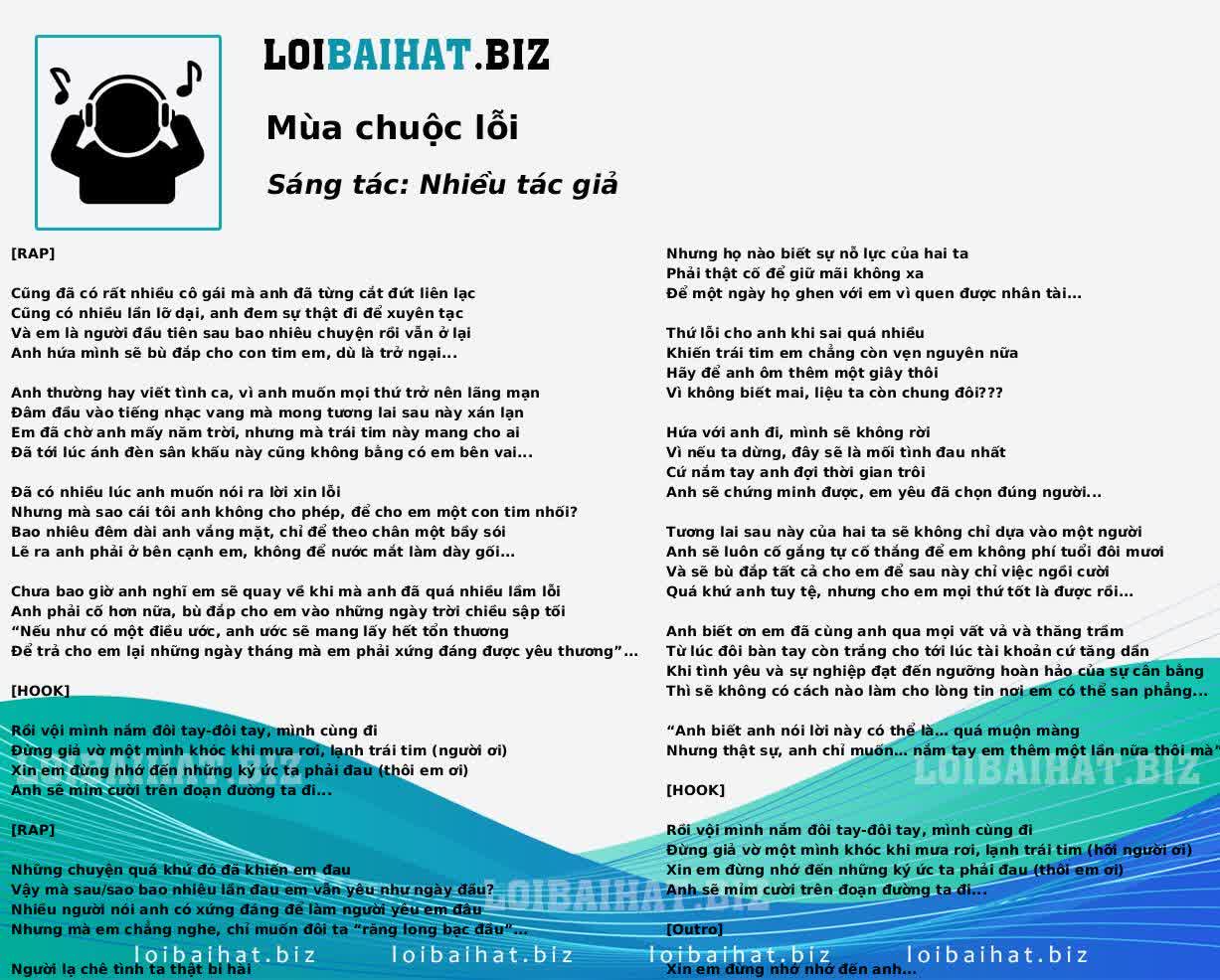 Mùa chuộc lỗi