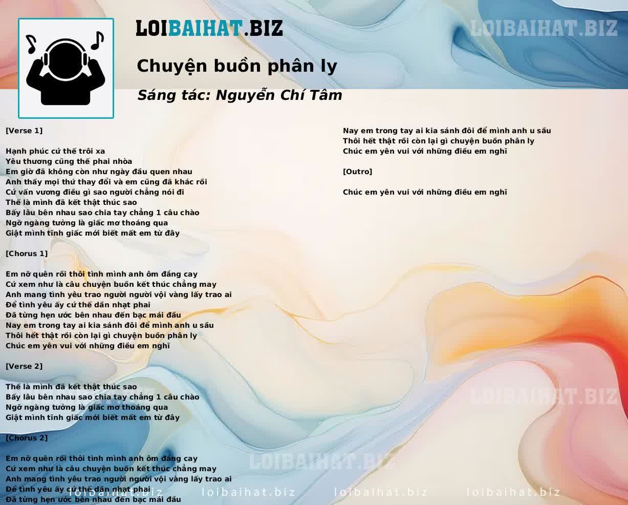 Chuyện buồn phân ly