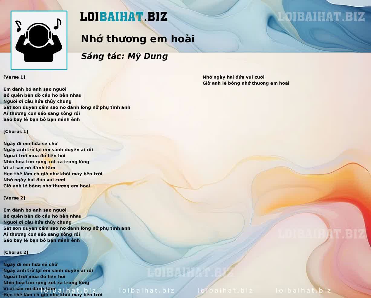 Nhớ thương em hoài