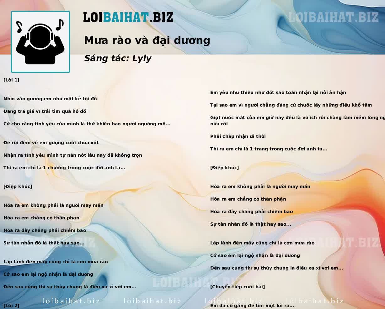 Mưa rào và đại dương