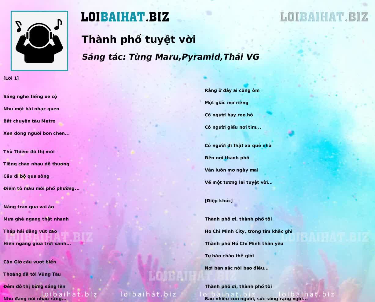 Thành phố tuyệt vời