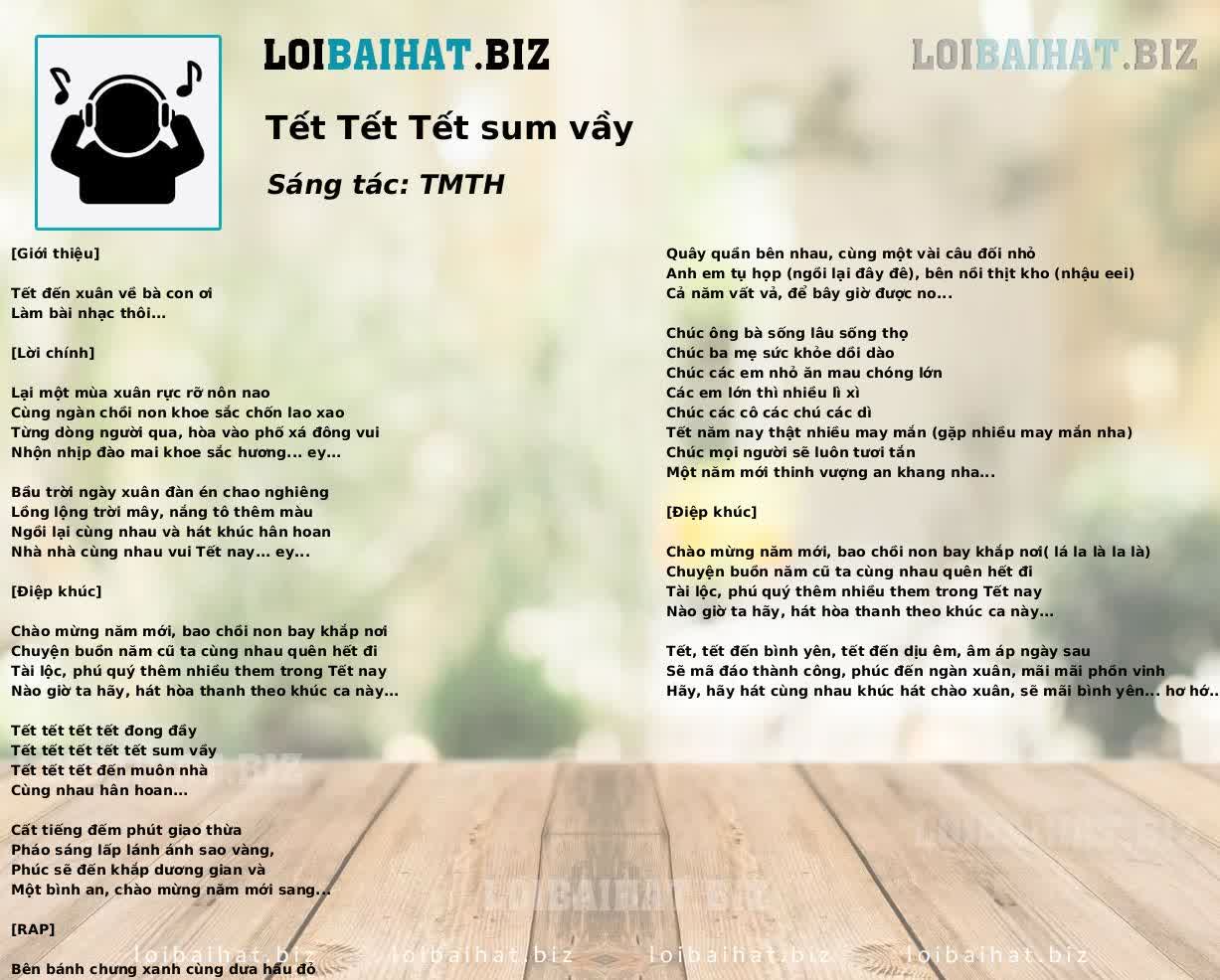 Tết Tết Tết sum vầy