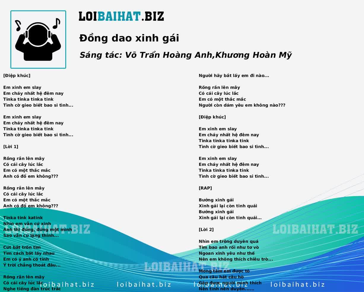 Đồng dao xinh gái