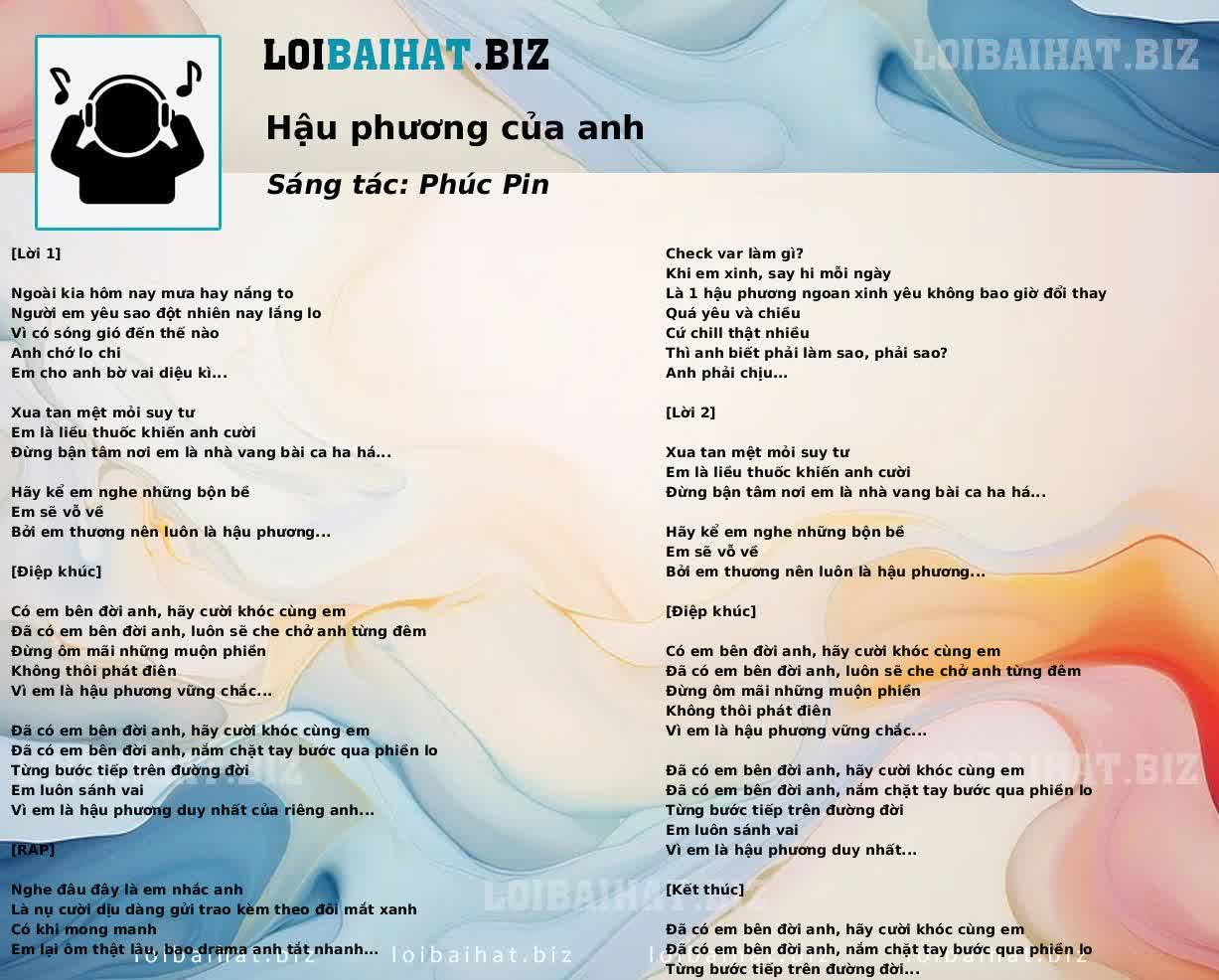 Hậu phương của anh