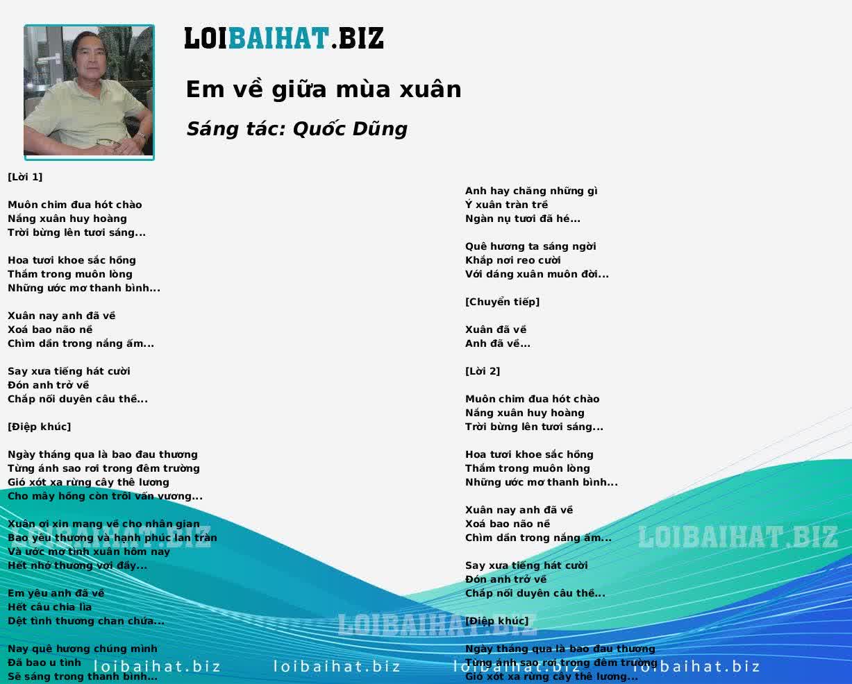 Em về giữa mùa xuân