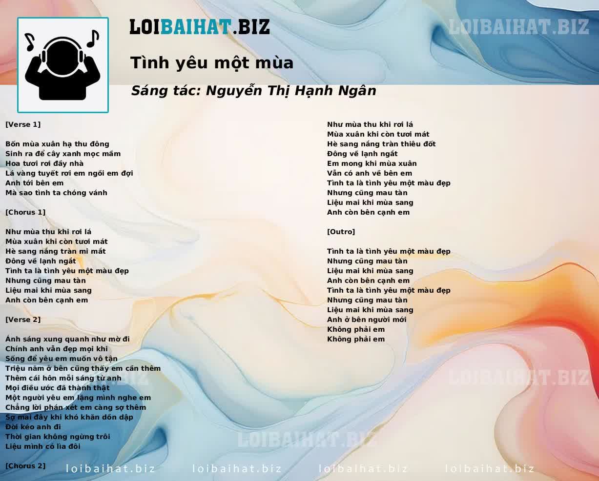 Tình yêu một mùa
