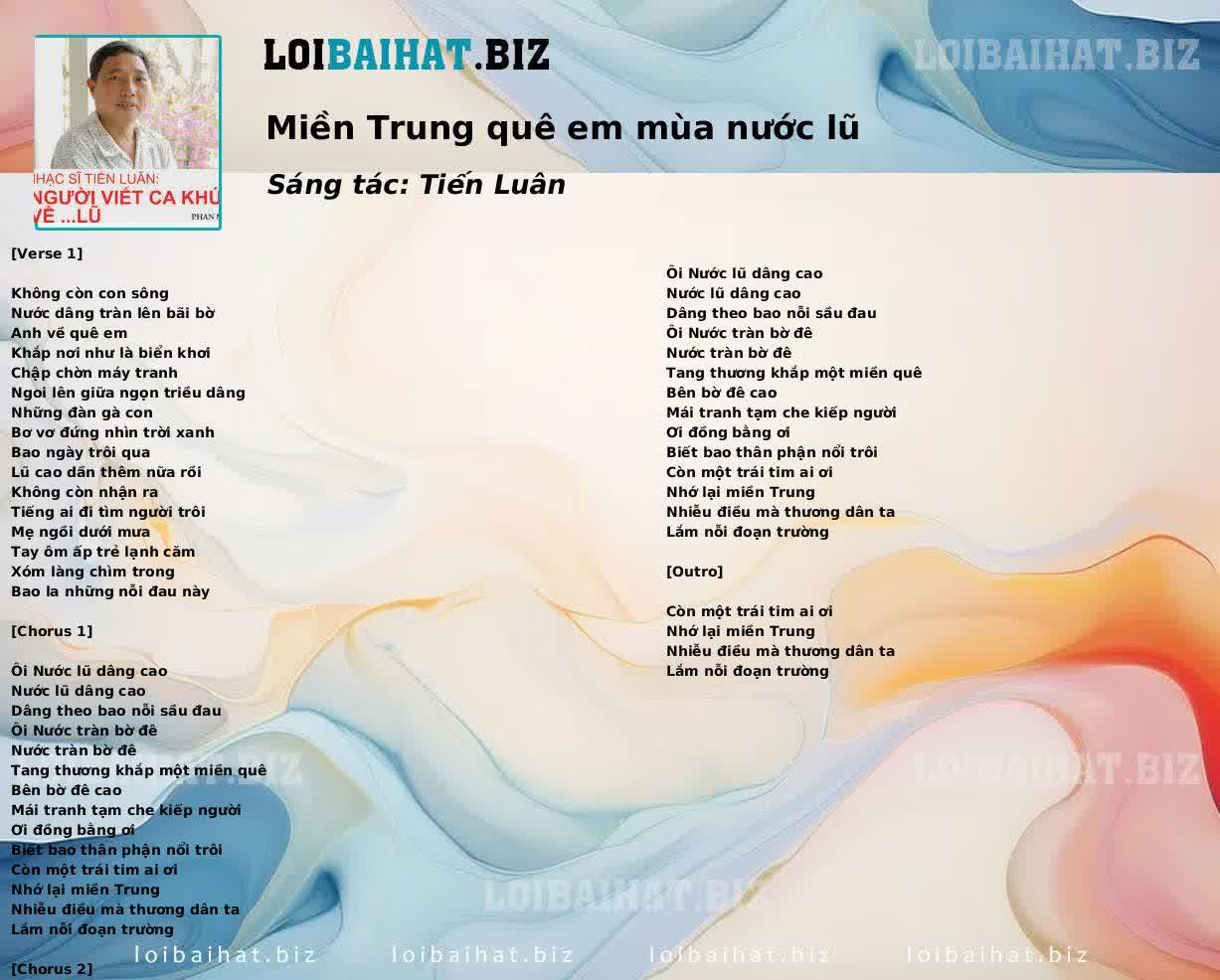 Miền Trung quê em mùa nước lũ