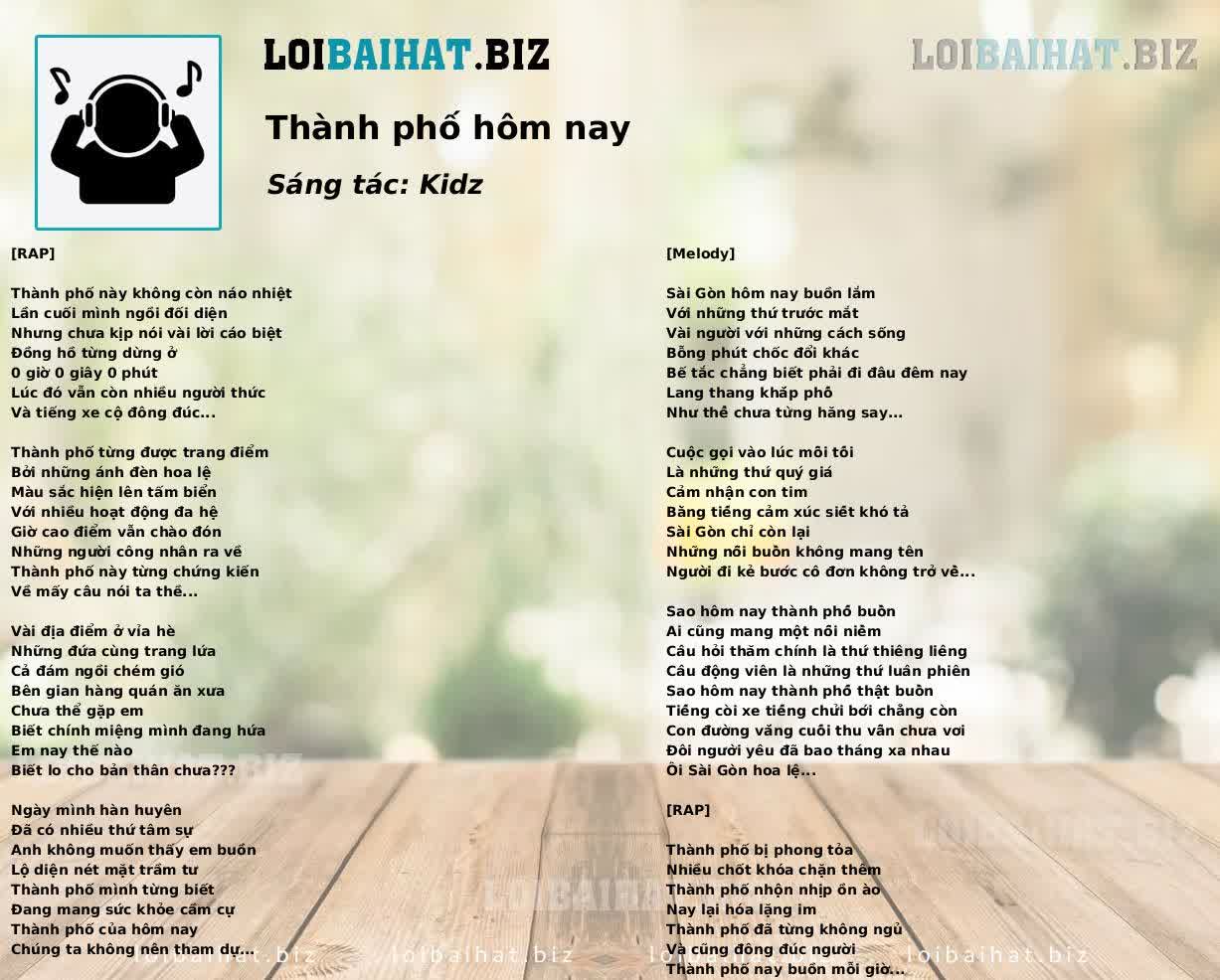 Thành phố hôm nay