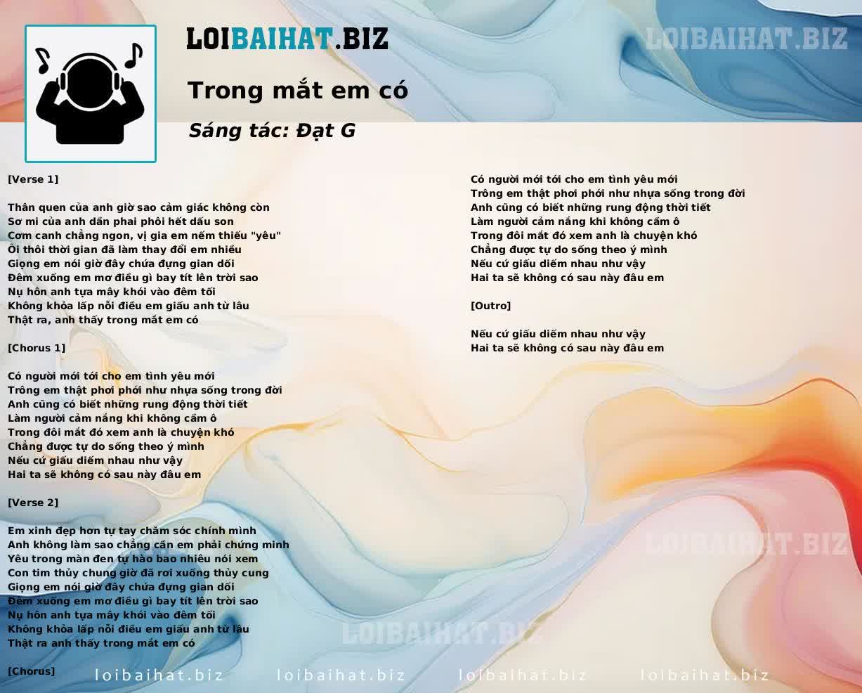 Trong mắt em có