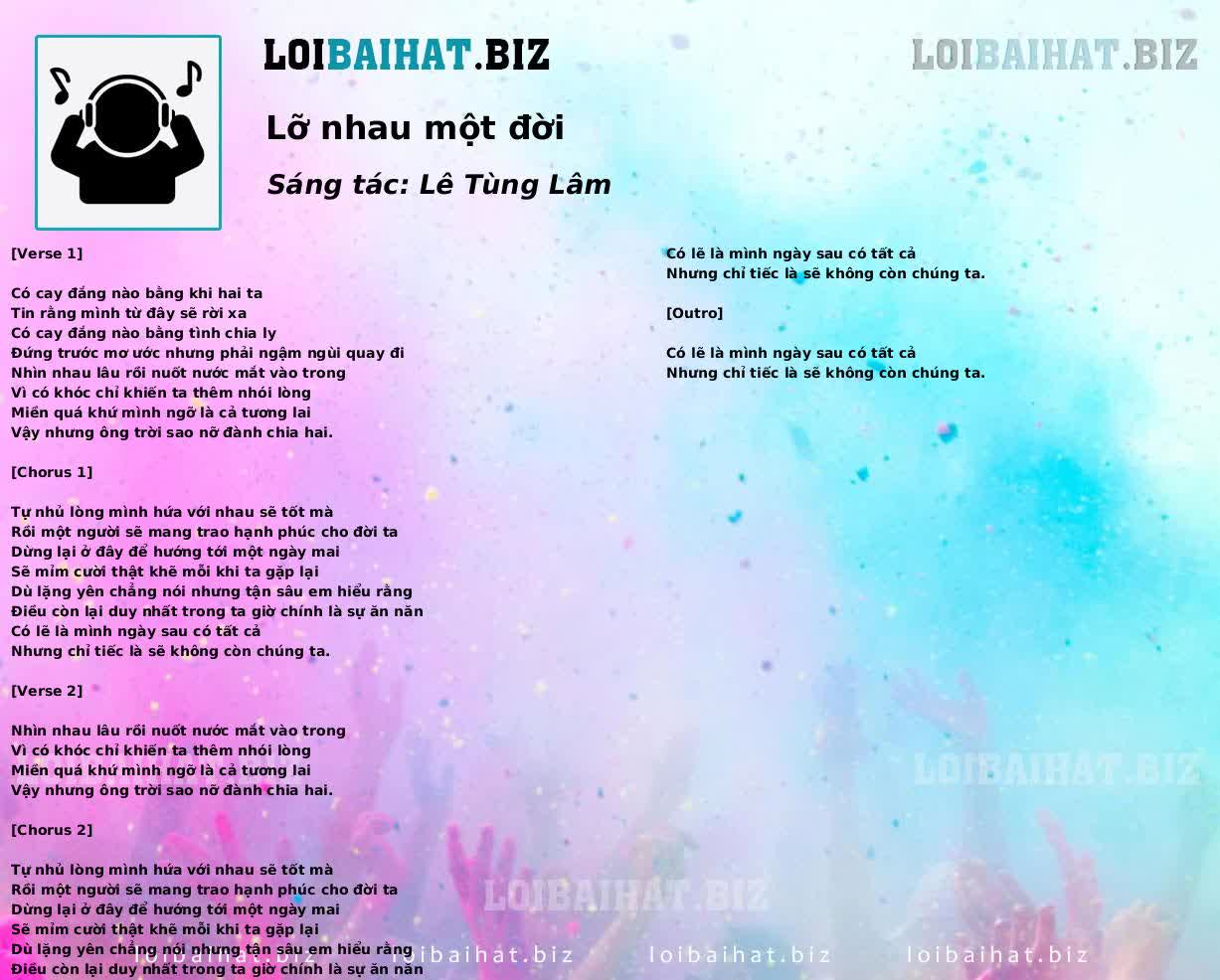 Lỡ nhau một đời