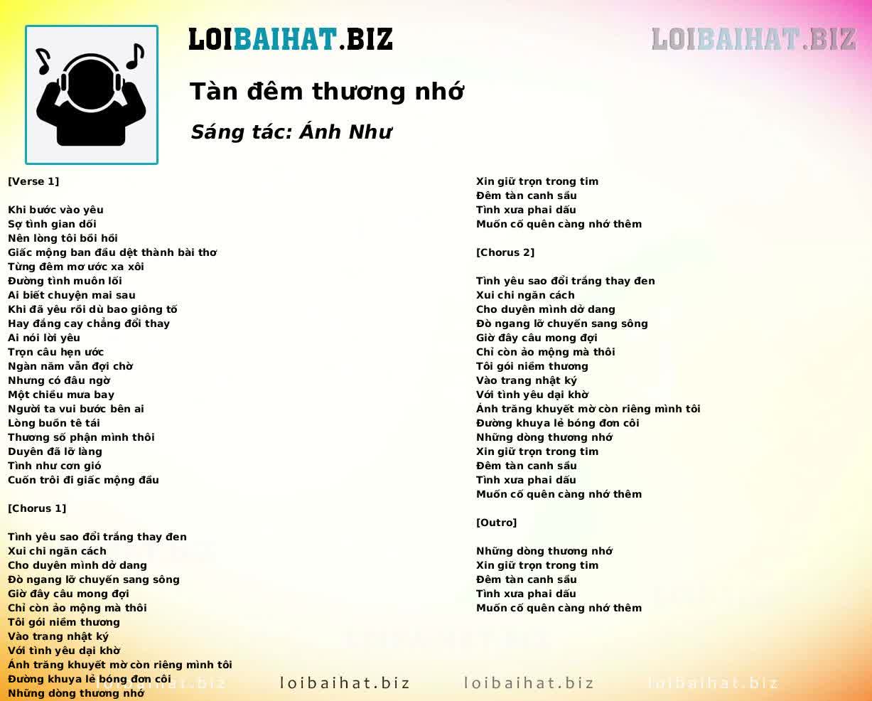 Tàn đêm thương nhớ