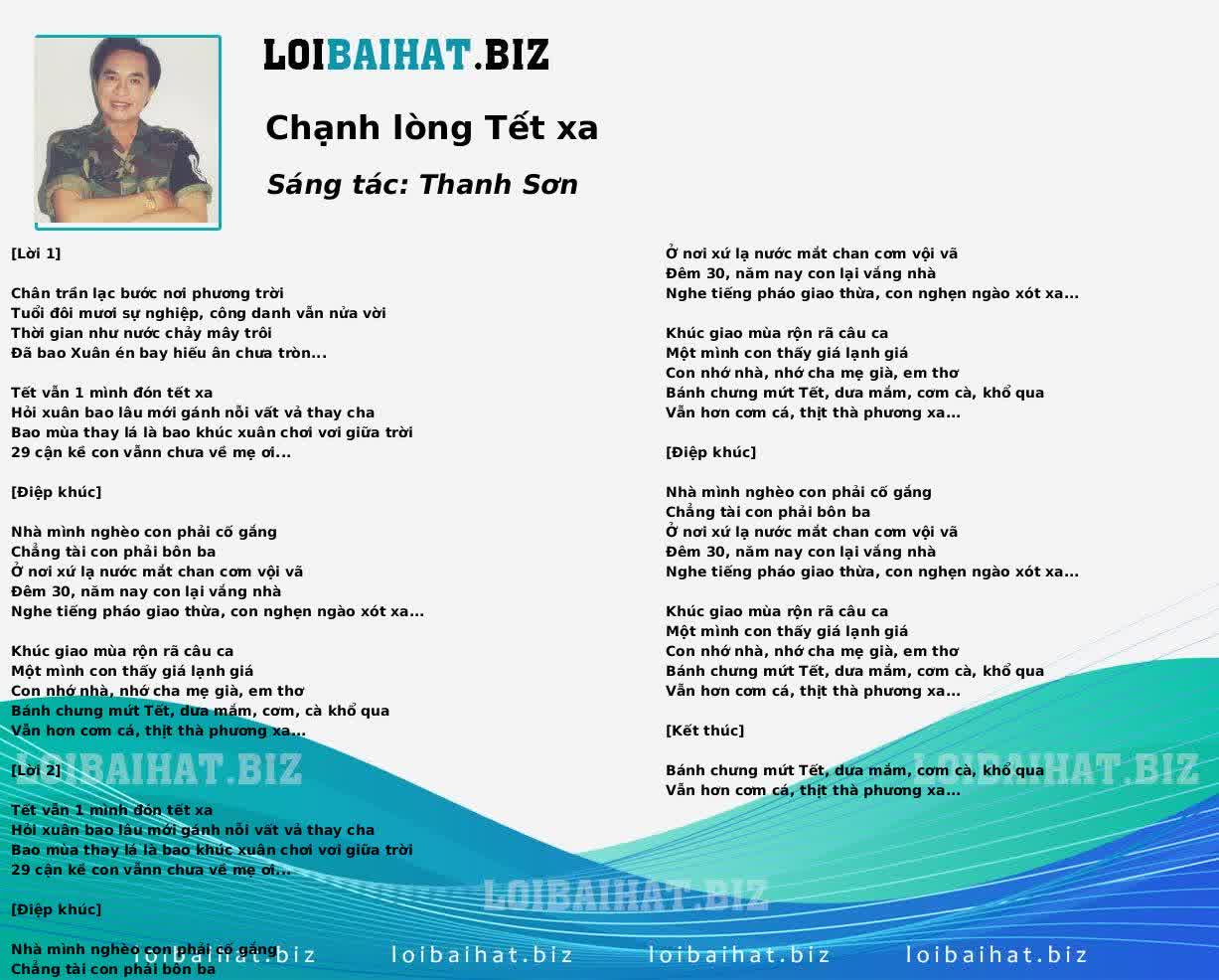 Chạnh lòng Tết xa