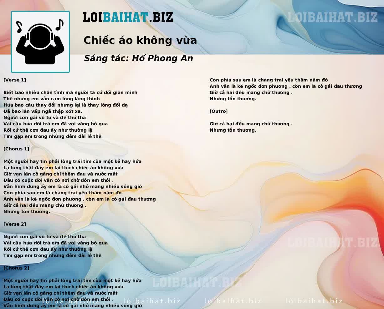 Chiếc áo không vừa