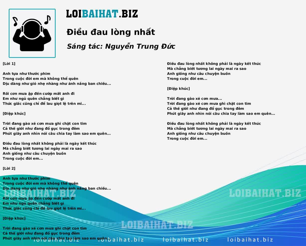 Điều đau lòng nhất